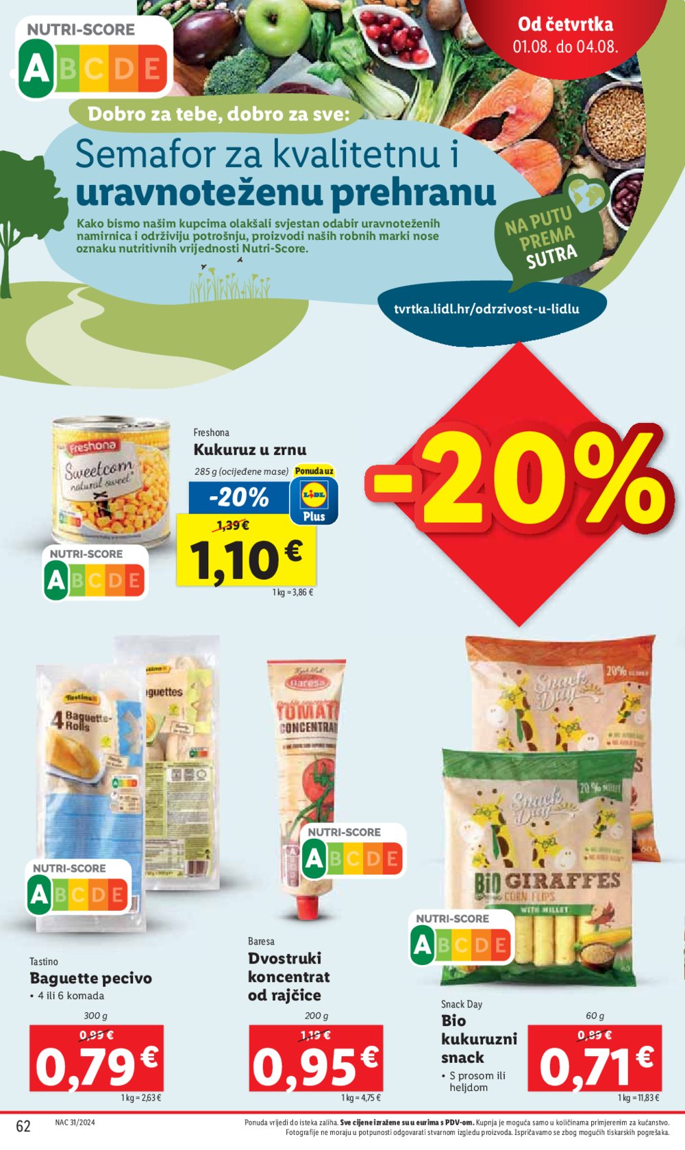 Lidl katalog Super ponuda od Ponedjeljka 29.07.-04.08.2024.