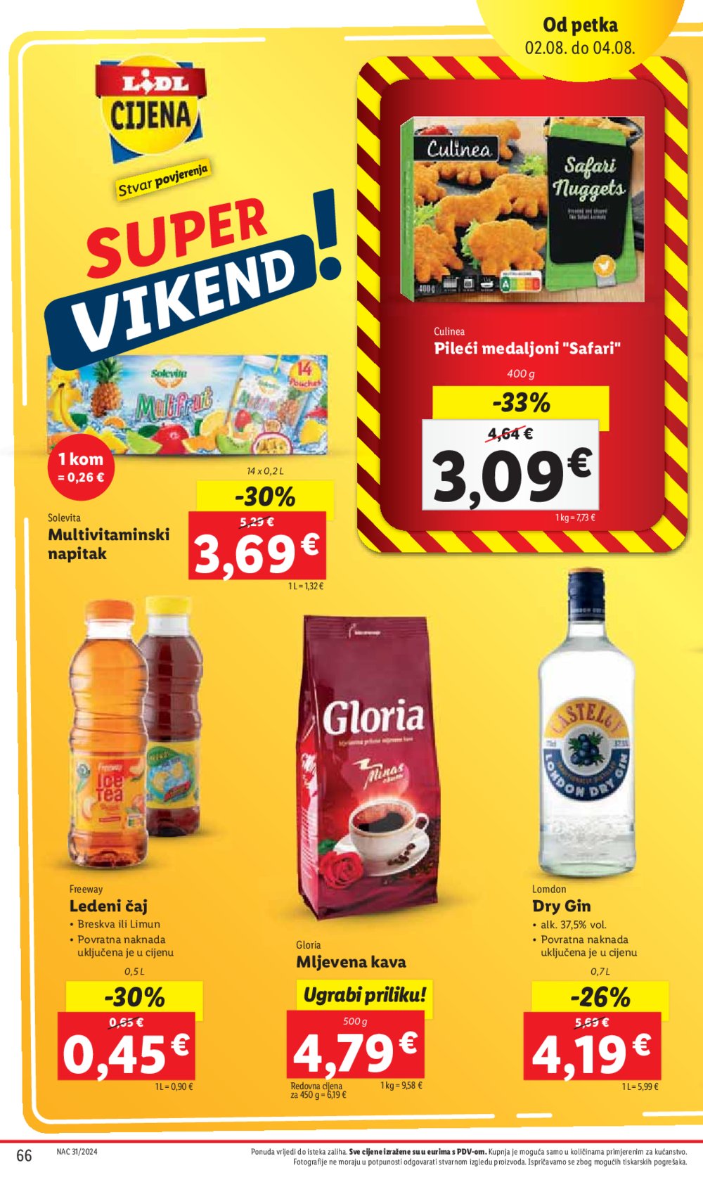 Lidl katalog Super ponuda od Ponedjeljka 29.07.-04.08.2024.