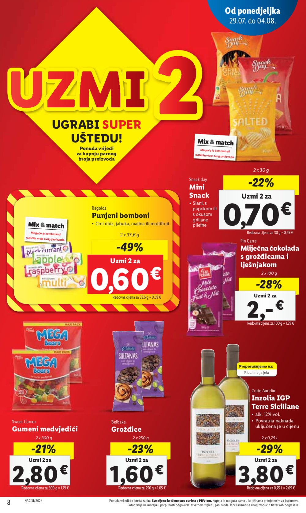 Lidl katalog Super ponuda od Ponedjeljka 29.07.-04.08.2024.