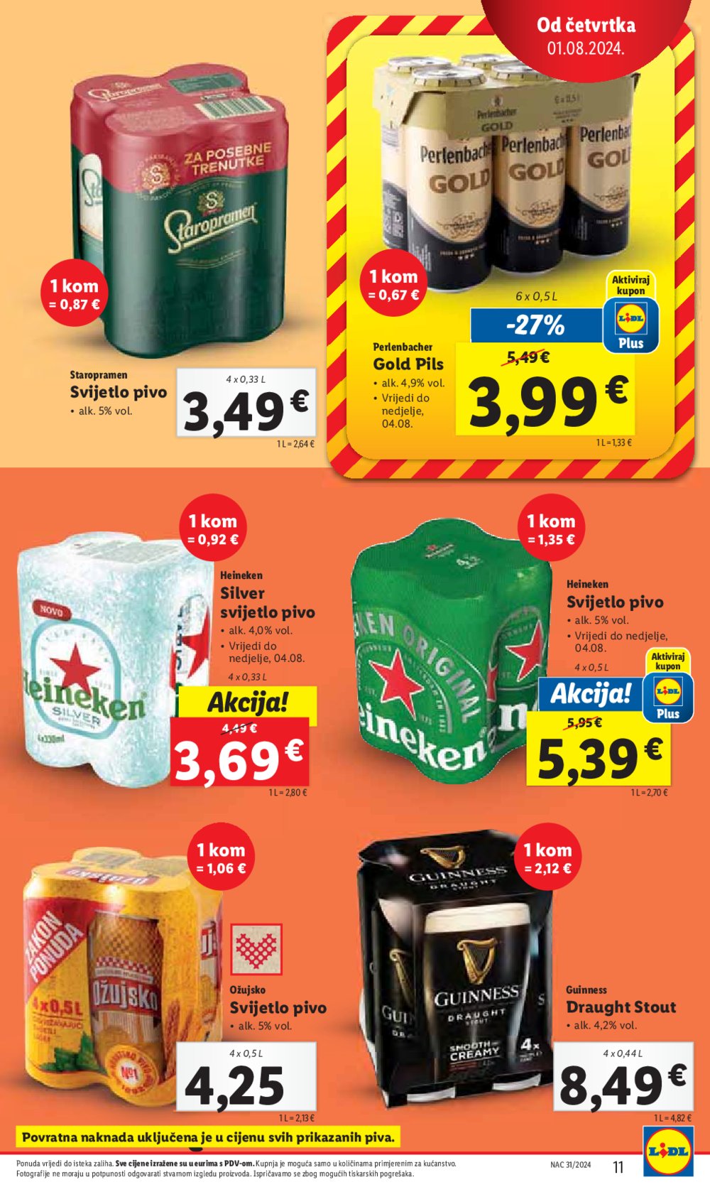 Lidl katalog Super ponuda od četvrtka 01.08.-04.08.2024.