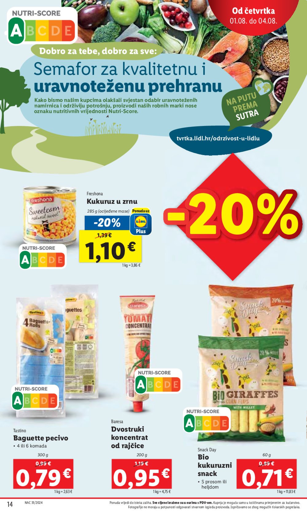 Lidl katalog Super ponuda od četvrtka 01.08.-04.08.2024.