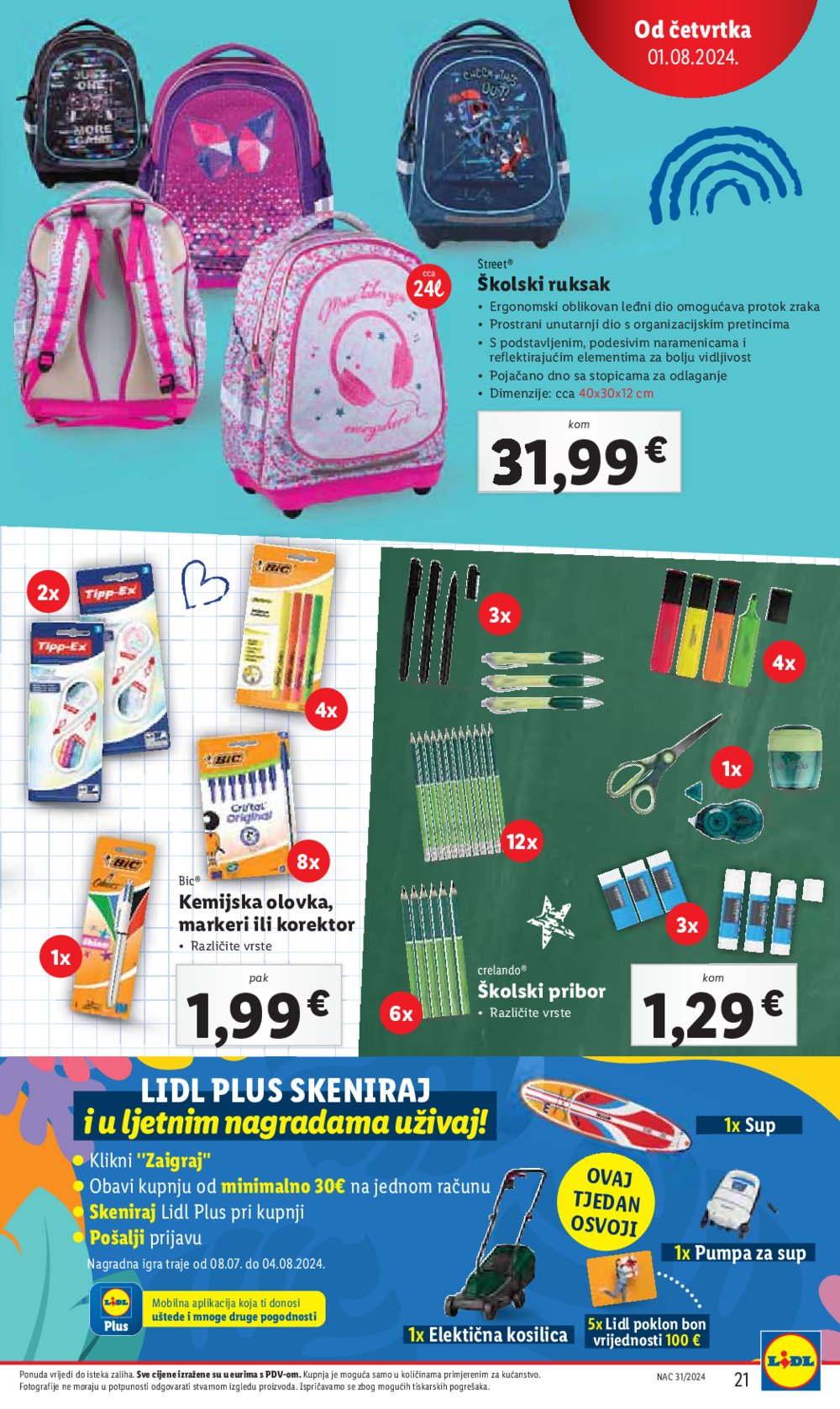 Lidl katalog Super ponuda od četvrtka 01.08.-04.08.2024.