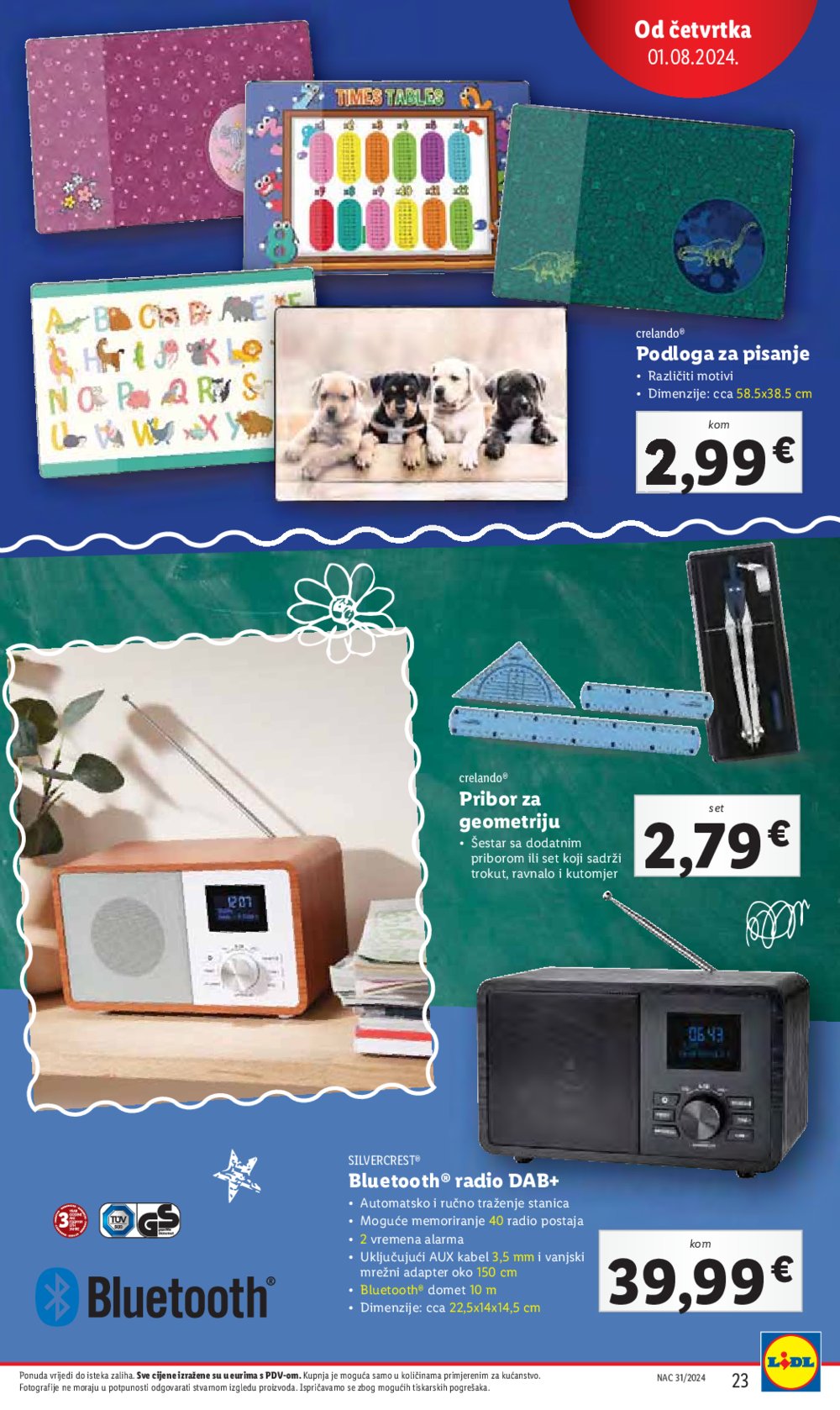 Lidl katalog Super ponuda od četvrtka 01.08.-04.08.2024.