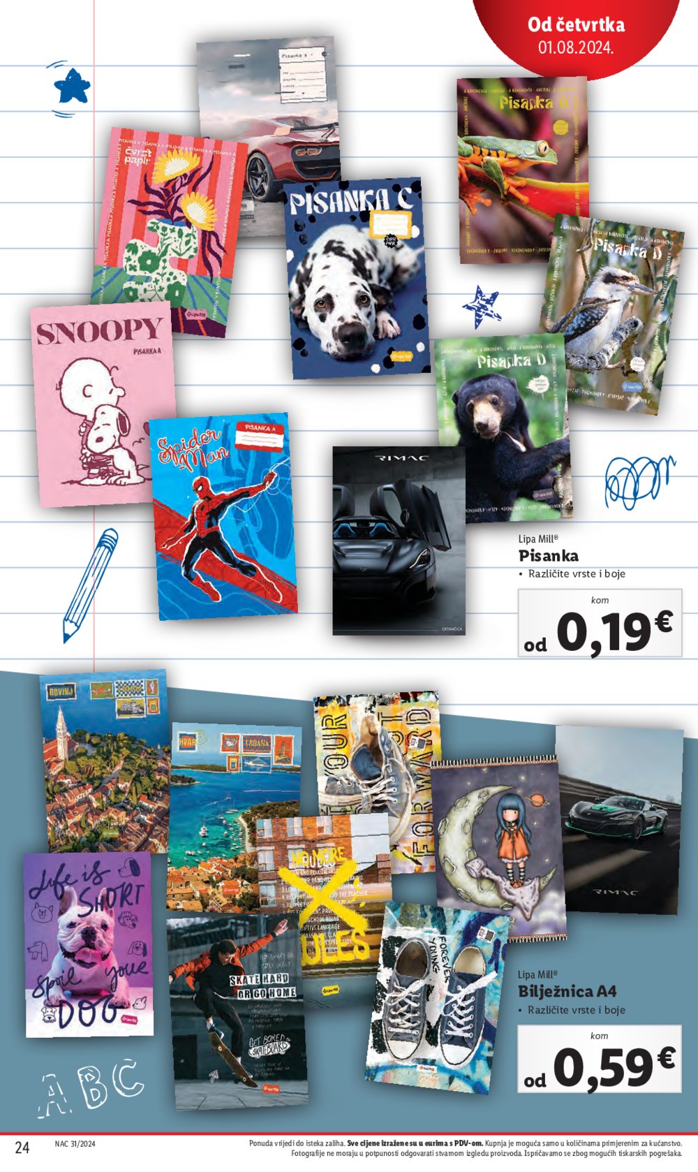 Lidl katalog Super ponuda od četvrtka 01.08.-04.08.2024.