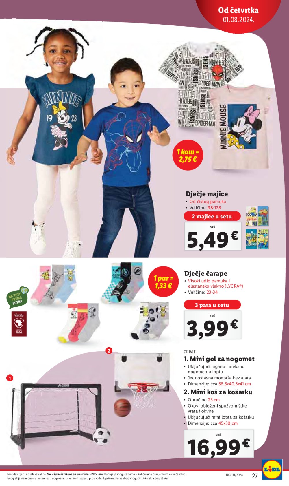 Lidl katalog Super ponuda od četvrtka 01.08.-04.08.2024.