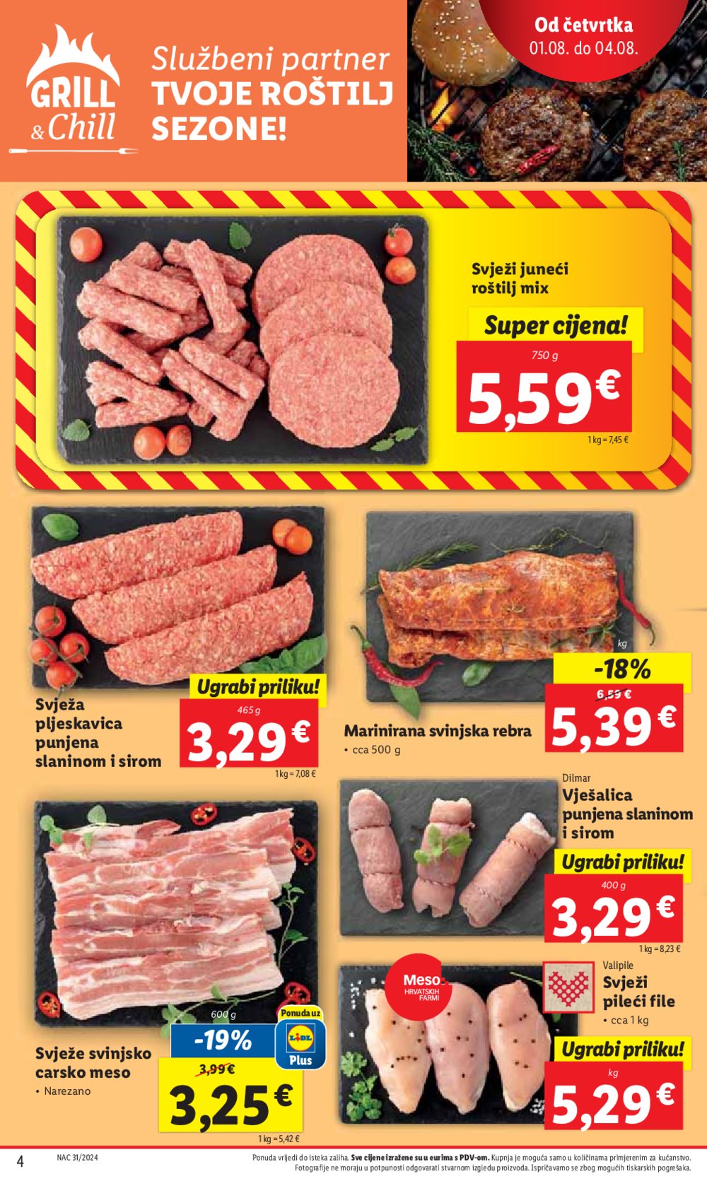 Lidl katalog Super ponuda od četvrtka 01.08.-04.08.2024.
