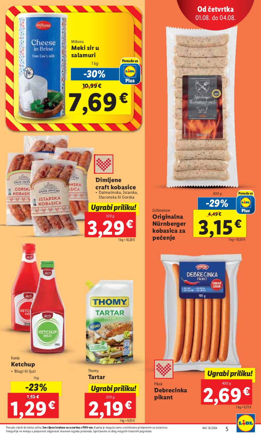 Lidl katalog Super ponuda od četvrtka 01.08.-04.08.2024.