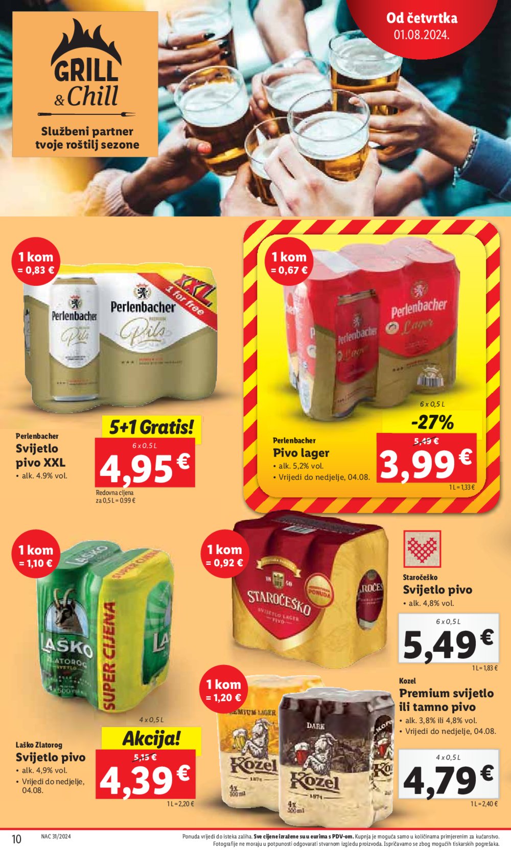 Lidl katalog Super ponuda od četvrtka 01.08.-04.08.2024.