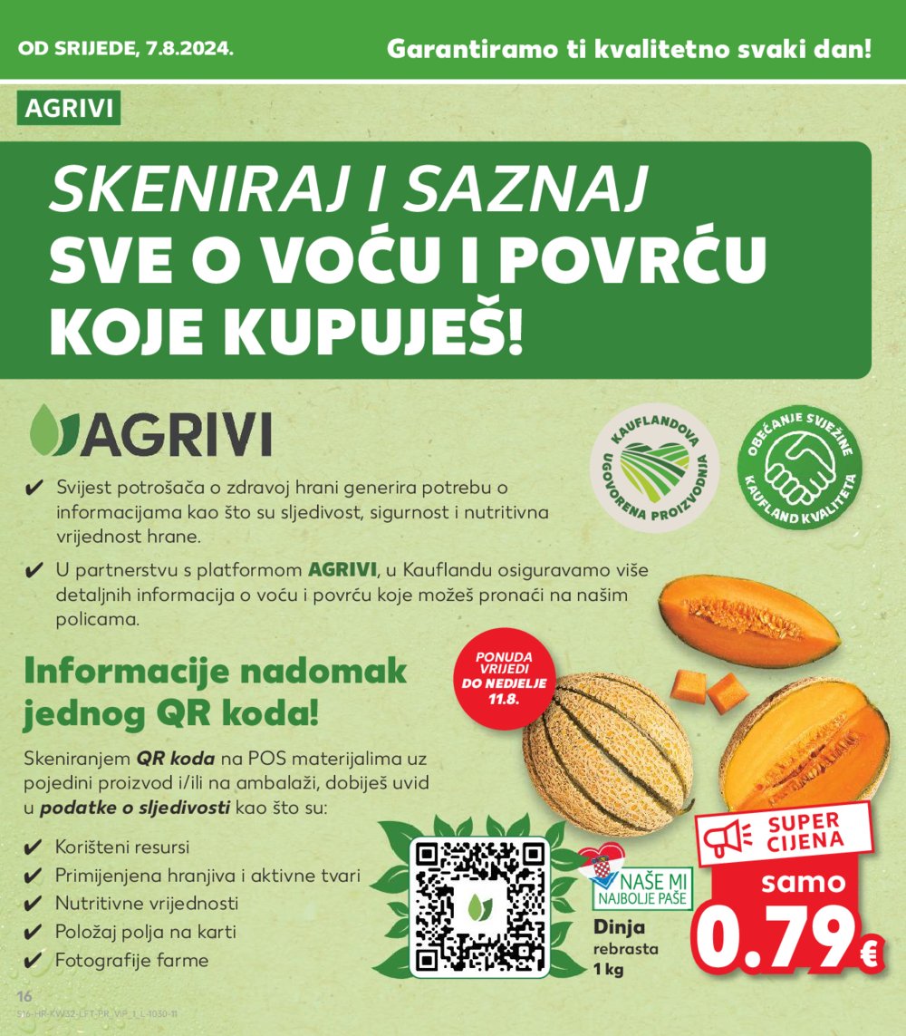 Kaufland katalog Akcija 07.08.-13.08. VG, Rv, Ma, Vu, DS, Po, Vo