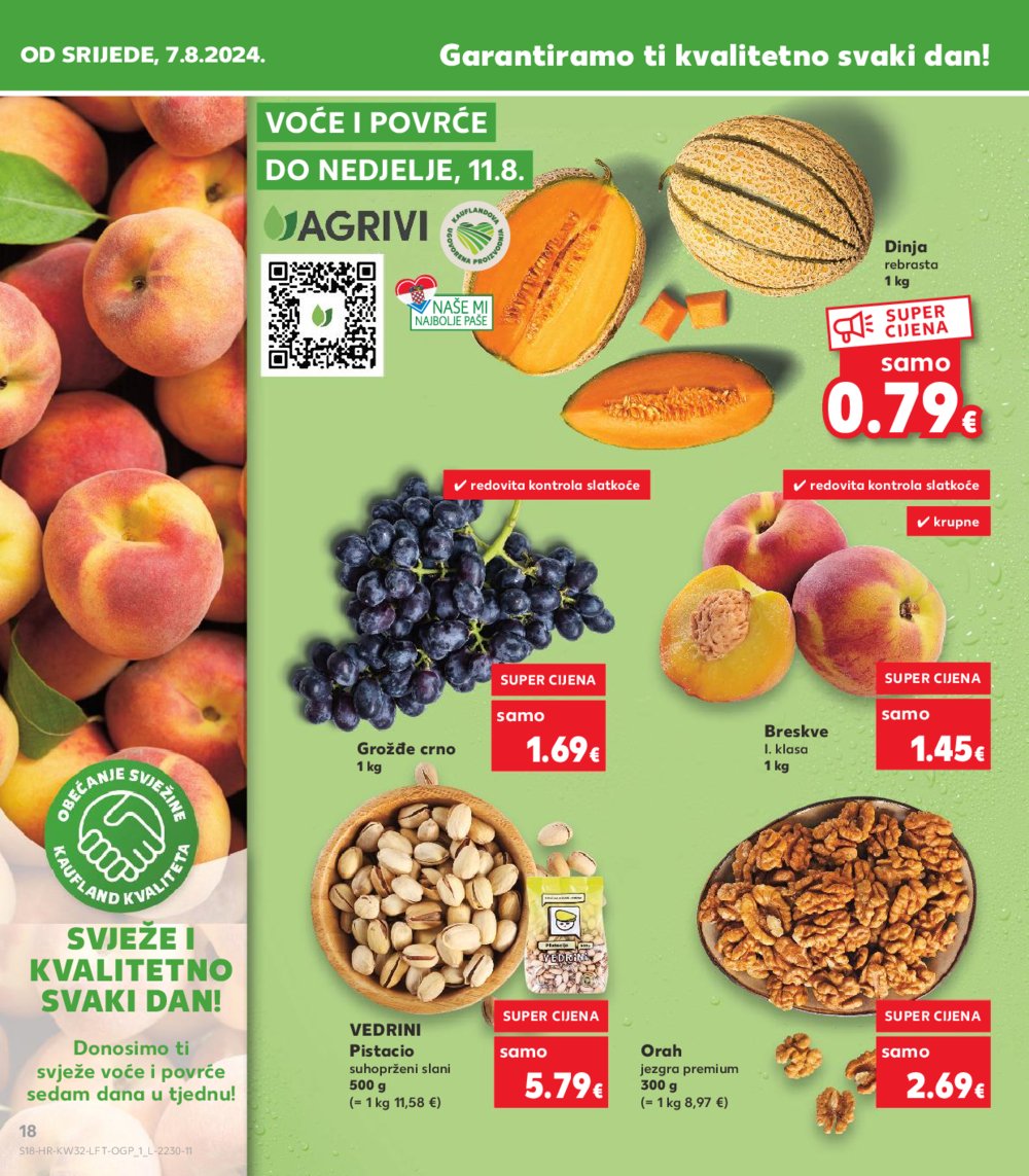 Kaufland katalog Akcija 07.08.-13.08. VG, Rv, Ma, Vu, DS, Po, Vo