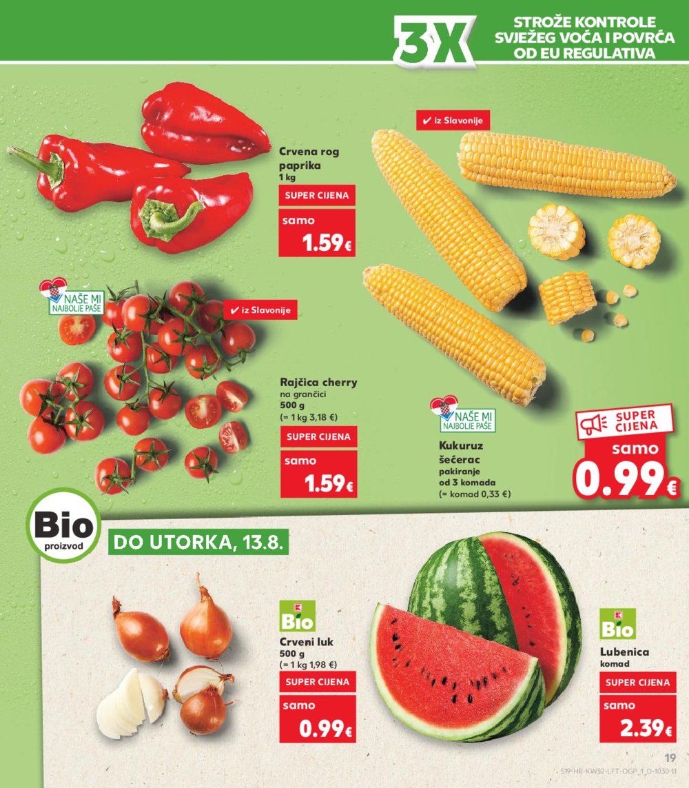 Kaufland katalog Akcija 07.08.-13.08. VG, Rv, Ma, Vu, DS, Po, Vo