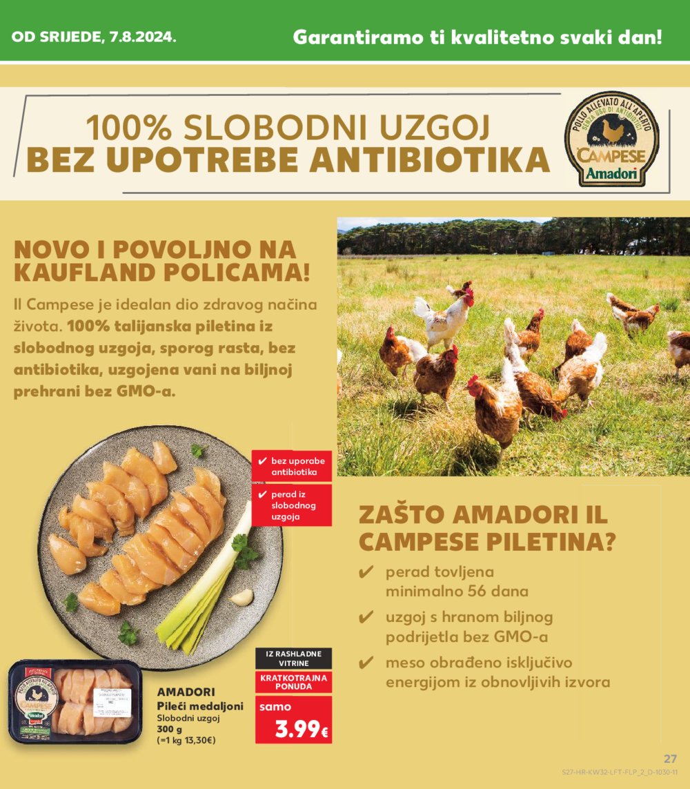 Kaufland katalog Akcija 07.08.-13.08. VG, Rv, Ma, Vu, DS, Po, Vo