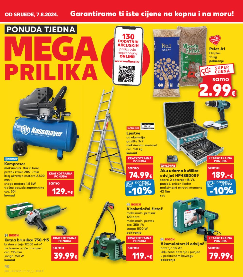 Kaufland katalog Akcija 07.08.-13.08. VG, Rv, Ma, Vu, DS, Po, Vo