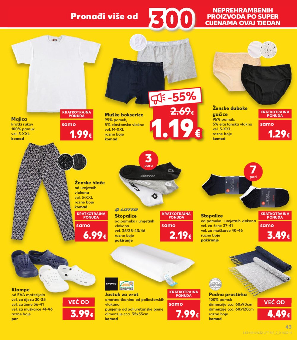 Kaufland katalog Akcija 07.08.-13.08. VG, Rv, Ma, Vu, DS, Po, Vo