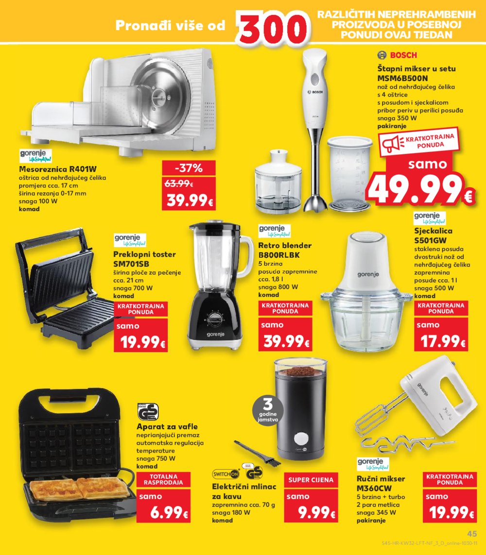 Kaufland katalog Akcija 07.08.-13.08. VG, Rv, Ma, Vu, DS, Po, Vo