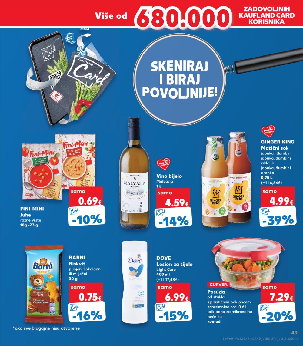 Kaufland katalog Akcija 07.08.-13.08. VG, Rv, Ma, Vu, DS, Po, Vo