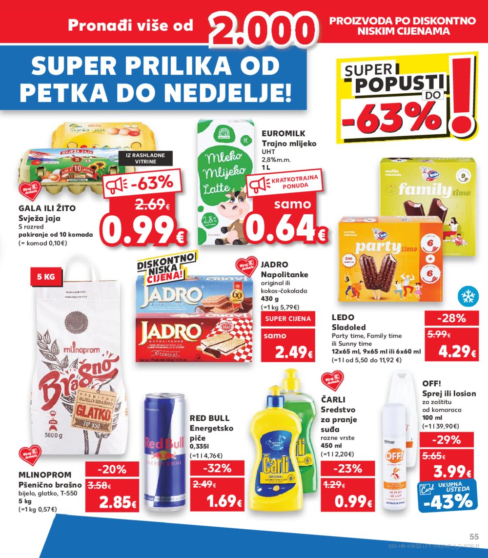 Kaufland katalog Akcija 07.08.-13.08. VG, Rv, Ma, Vu, DS, Po, Vo