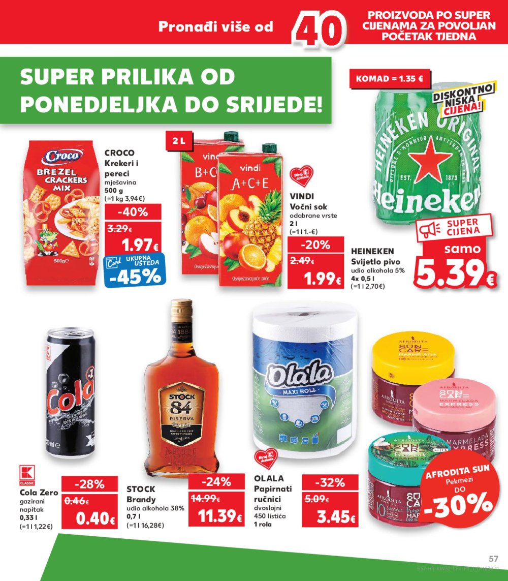 Kaufland katalog Akcija 07.08.-13.08. VG, Rv, Ma, Vu, DS, Po, Vo