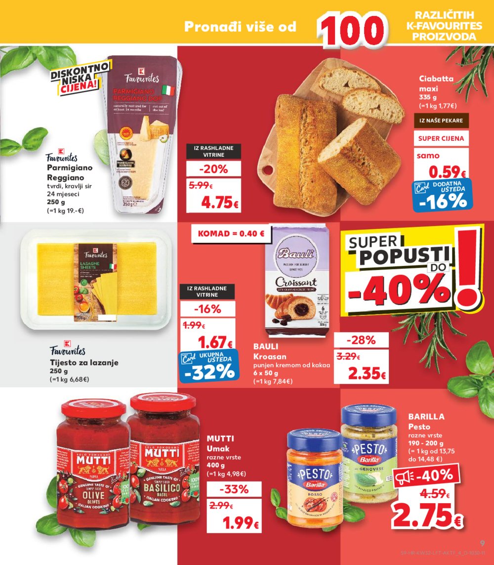 Kaufland katalog Akcija 07.08.-13.08. VG, Rv, Ma, Vu, DS, Po, Vo