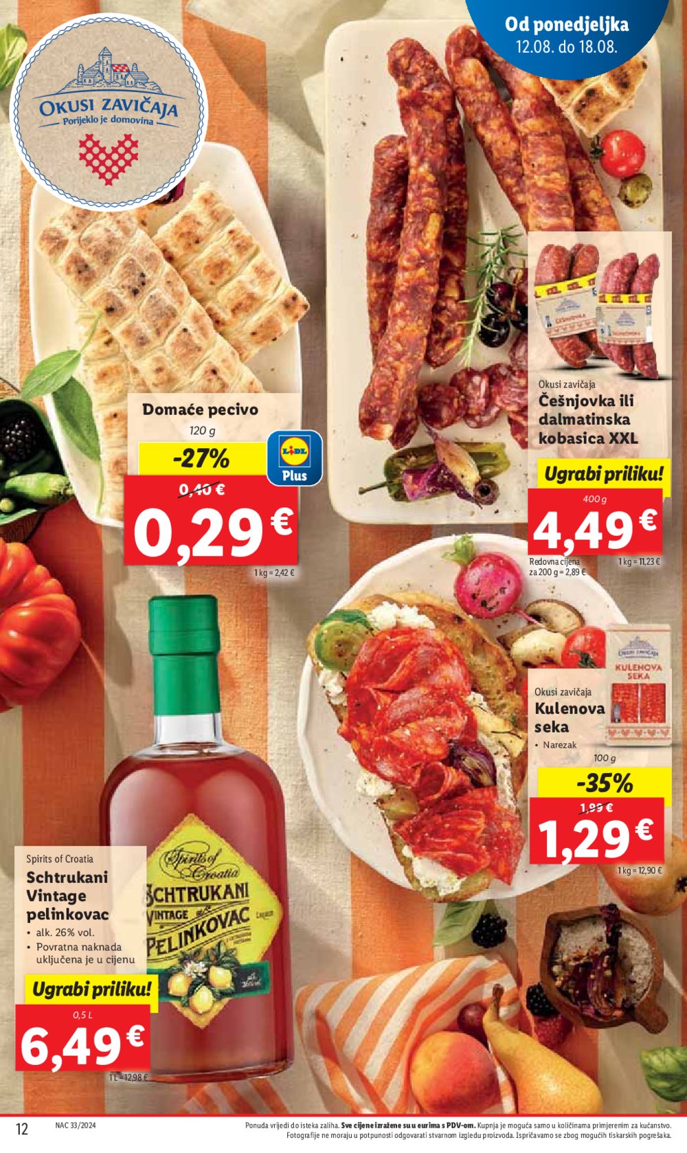 Lidl katalog Super ponuda od ponedjeljka 12.08.-18.08.2024.