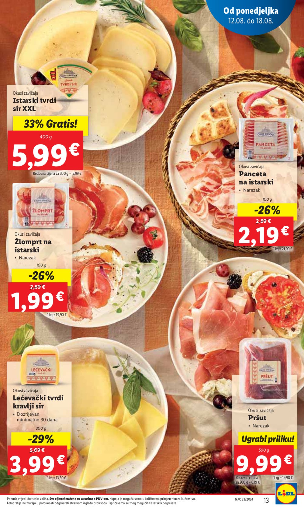 Lidl katalog Super ponuda od ponedjeljka 12.08.-18.08.2024.