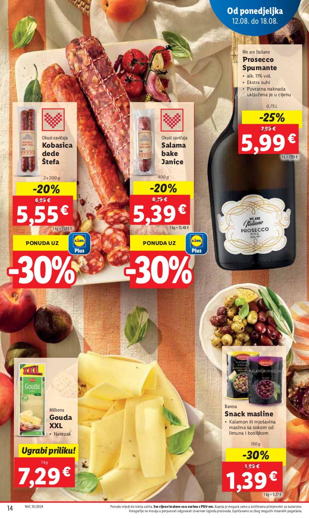 Lidl katalog Super ponuda od ponedjeljka 12.08.-18.08.2024.