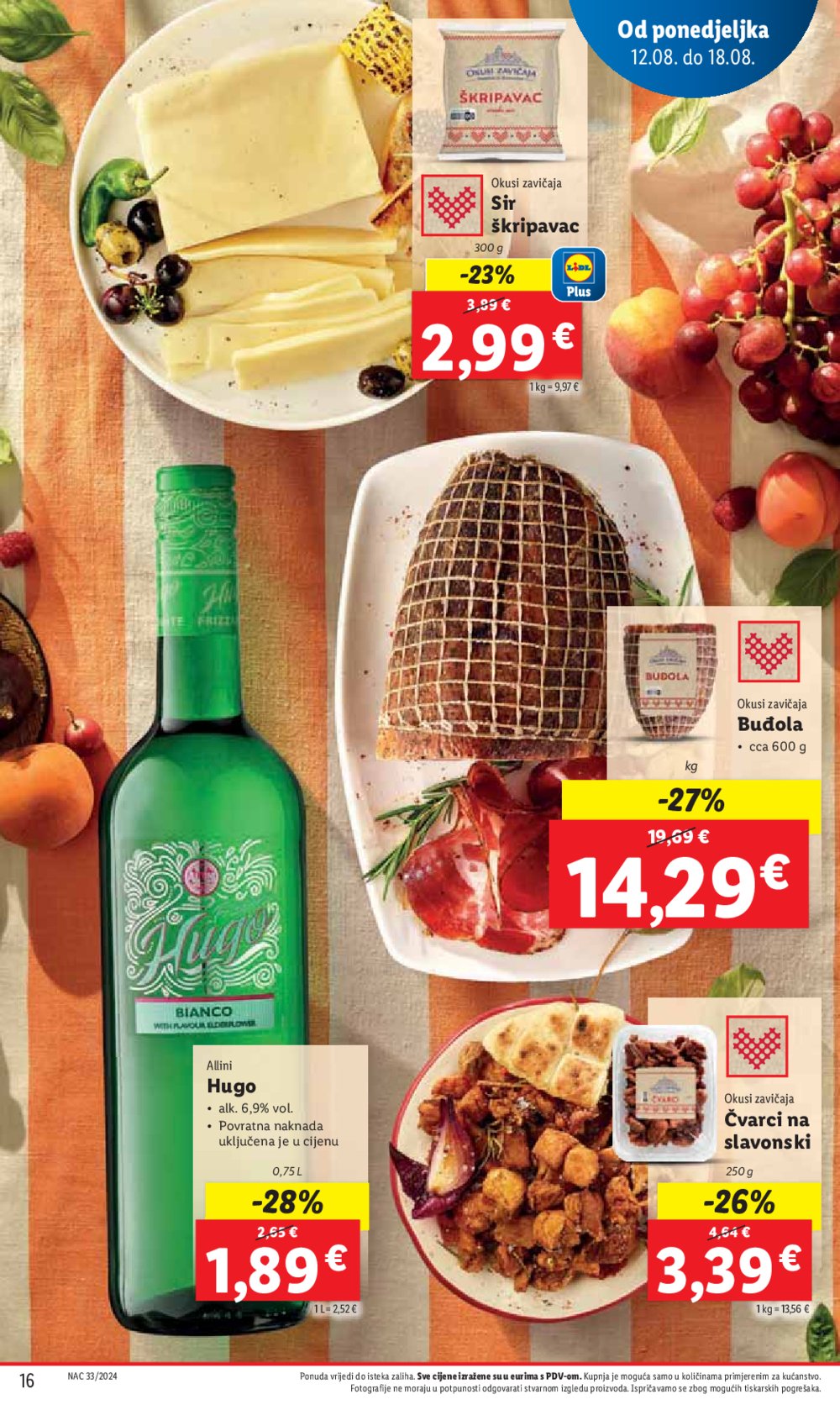 Lidl katalog Super ponuda od ponedjeljka 12.08.-18.08.2024.