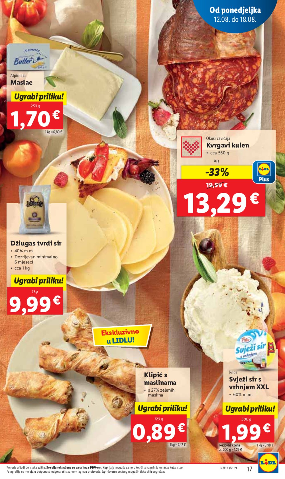 Lidl katalog Super ponuda od ponedjeljka 12.08.-18.08.2024.