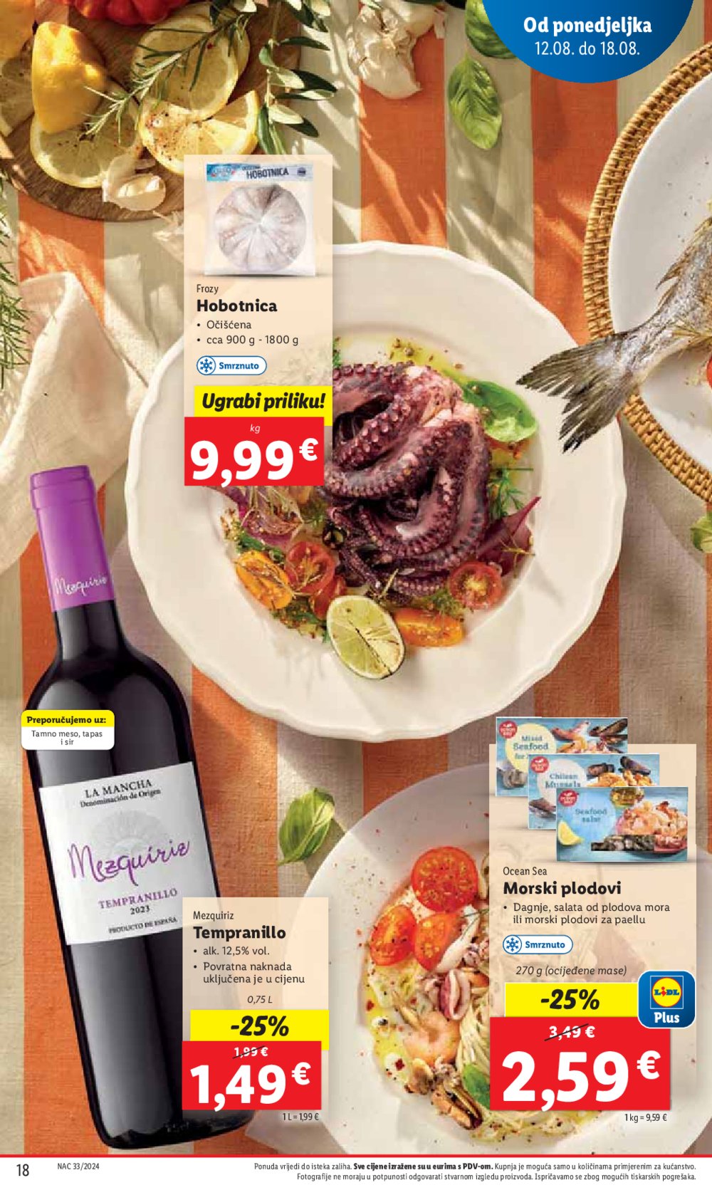 Lidl katalog Super ponuda od ponedjeljka 12.08.-18.08.2024.