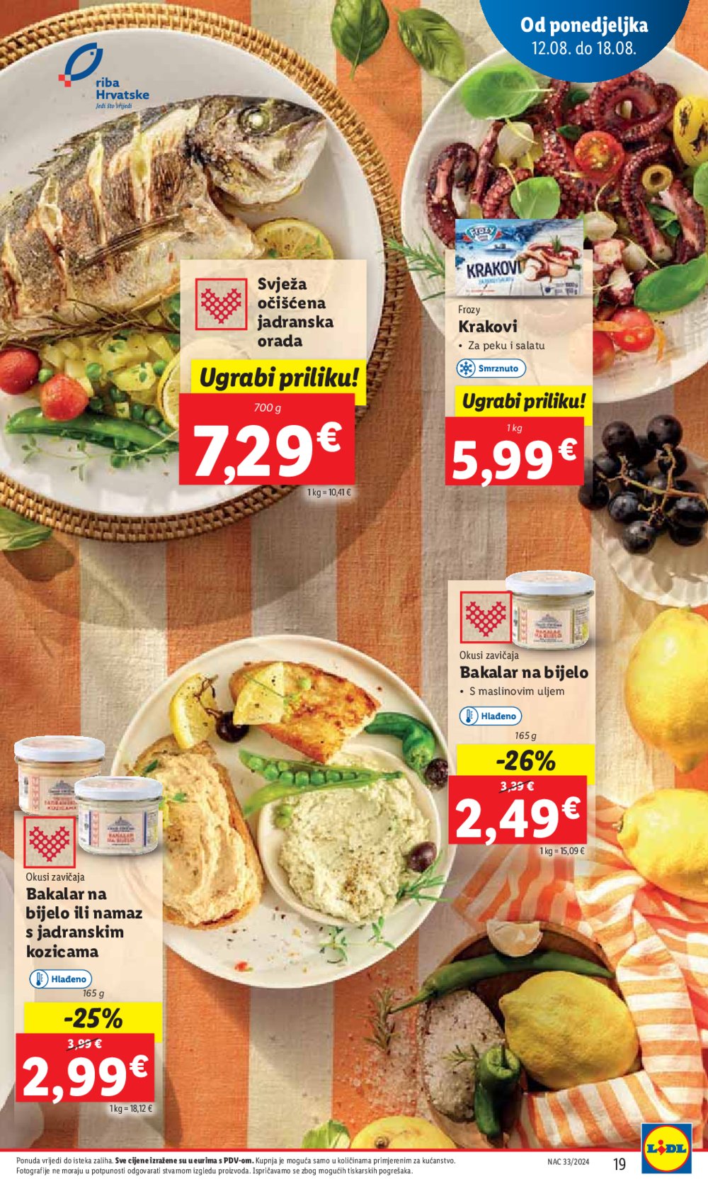 Lidl katalog Super ponuda od ponedjeljka 12.08.-18.08.2024.