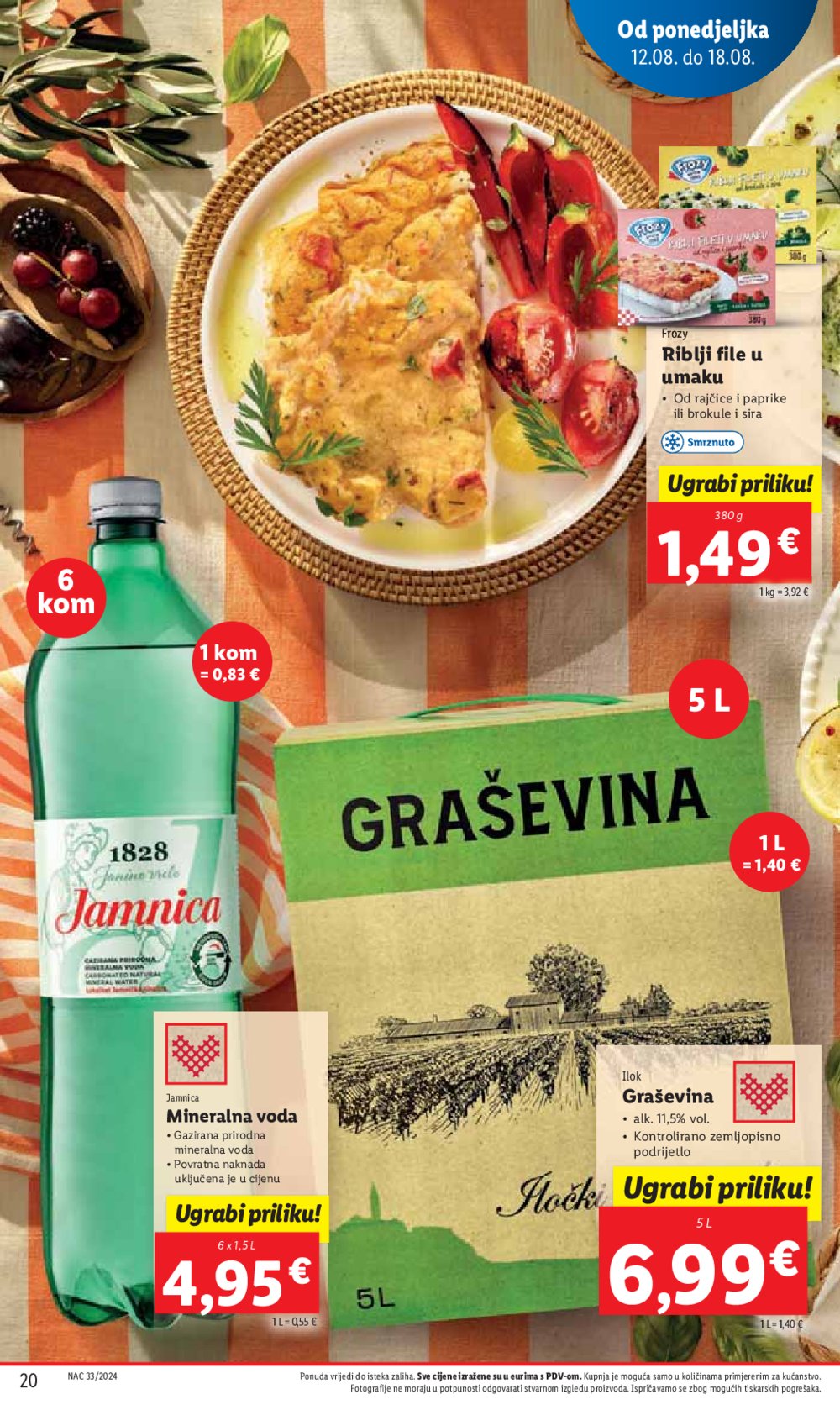 Lidl katalog Super ponuda od ponedjeljka 12.08.-18.08.2024.