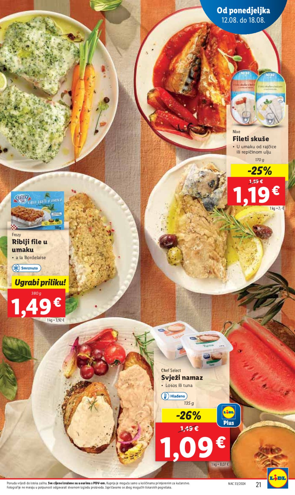 Lidl katalog Super ponuda od ponedjeljka 12.08.-18.08.2024.