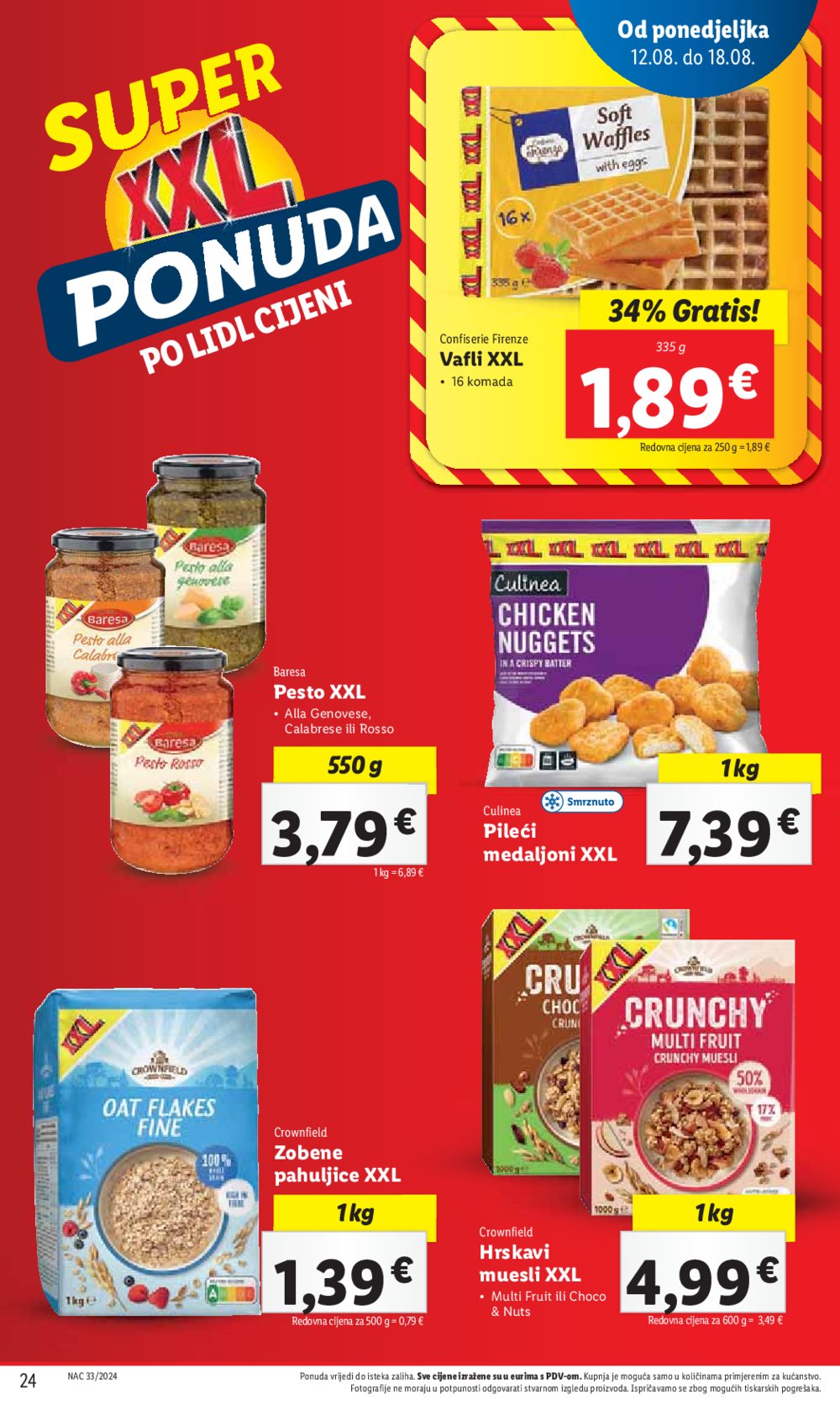 Lidl katalog Super ponuda od ponedjeljka 12.08.-18.08.2024.