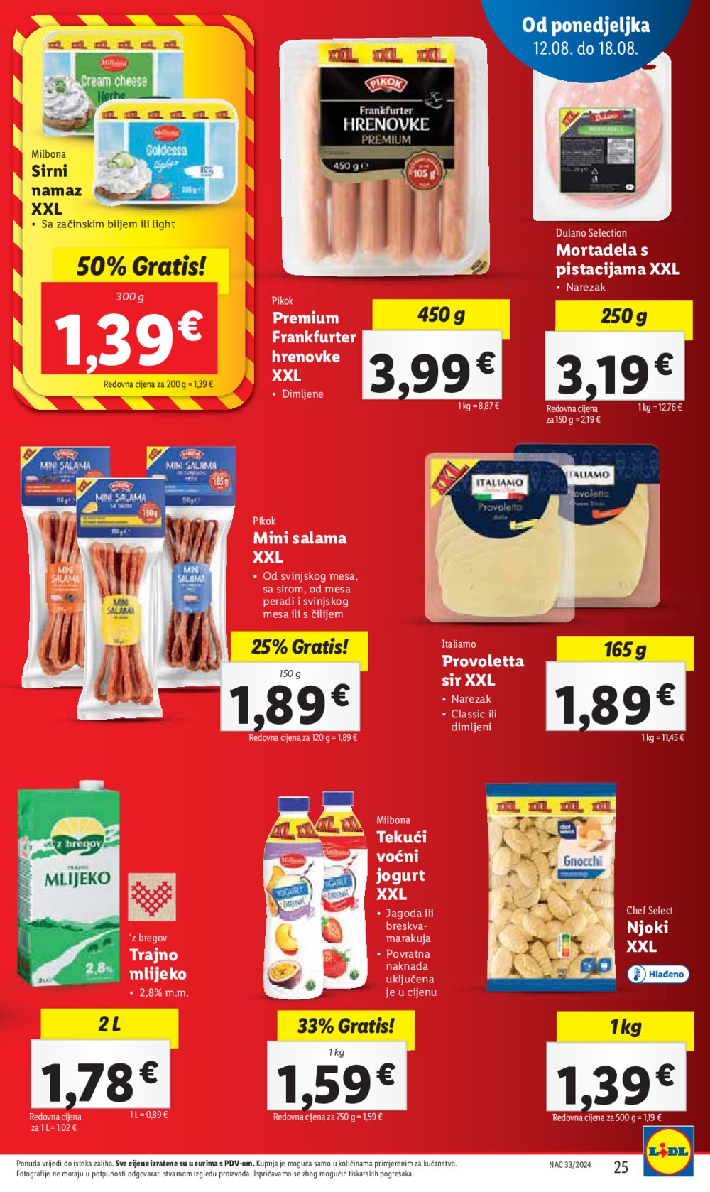 Lidl katalog Super ponuda od ponedjeljka 12.08.-18.08.2024.