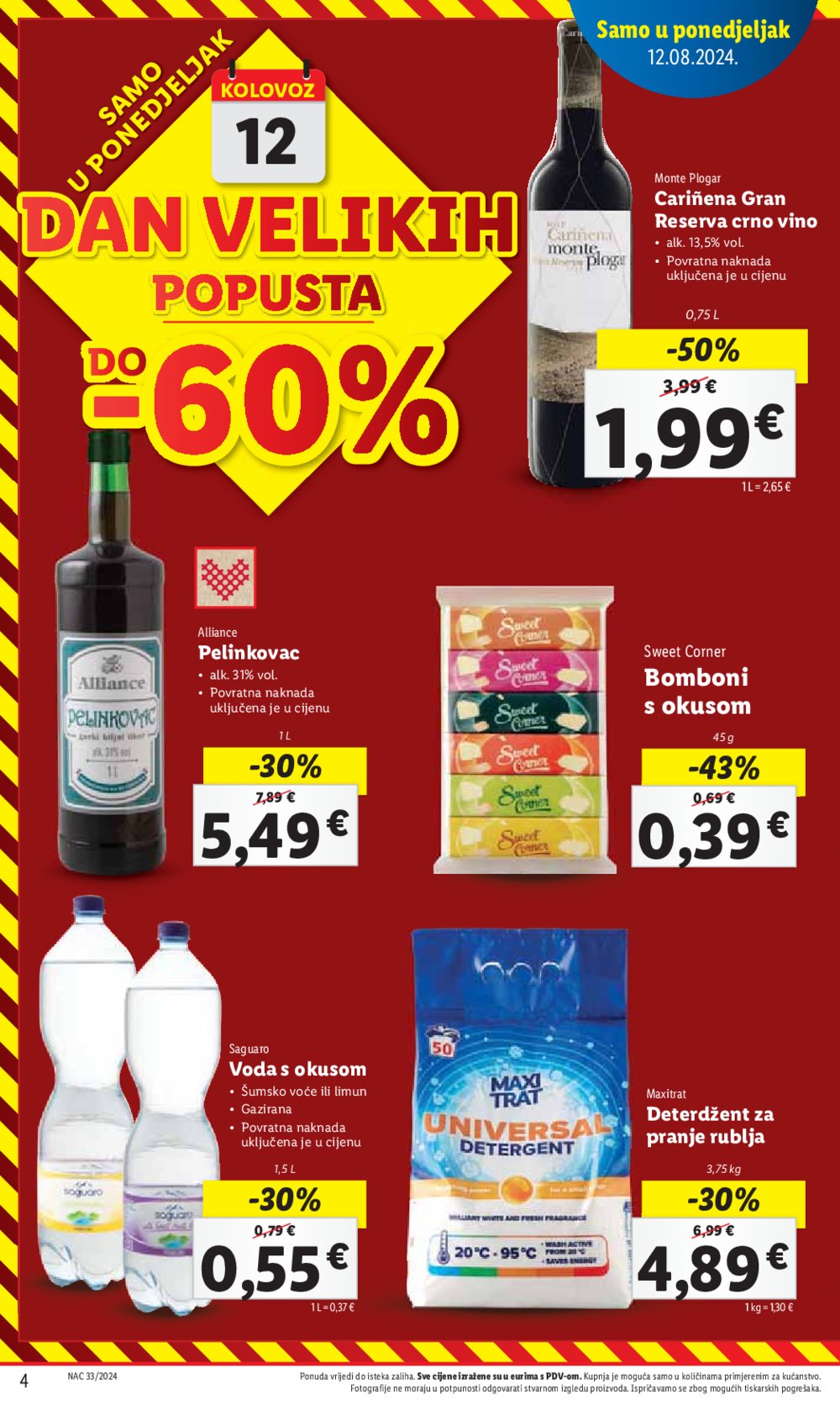 Lidl katalog Super ponuda od ponedjeljka 12.08.-18.08.2024.