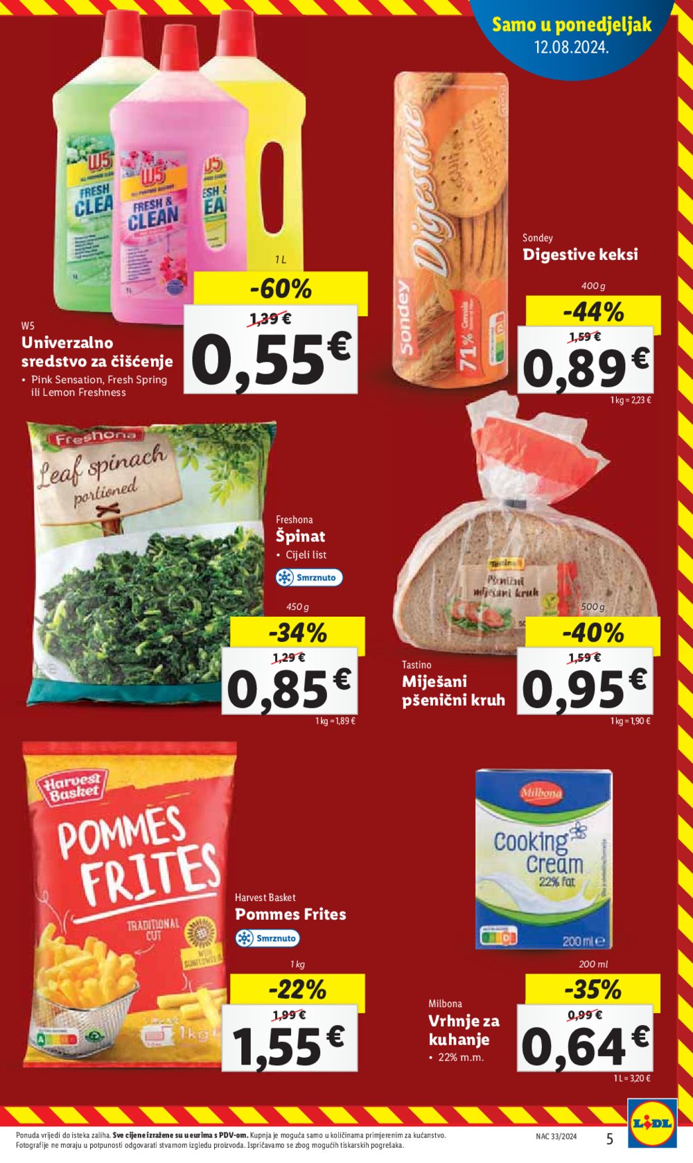 Lidl katalog Super ponuda od ponedjeljka 12.08.-18.08.2024.