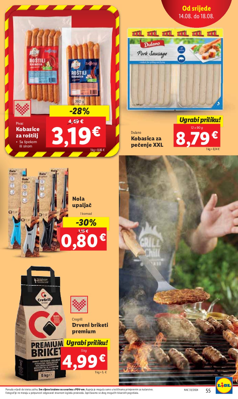 Lidl katalog Super ponuda od ponedjeljka 12.08.-18.08.2024.