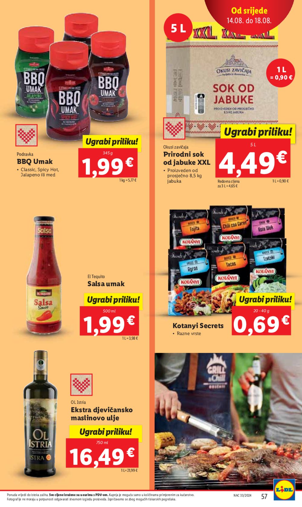 Lidl katalog Super ponuda od ponedjeljka 12.08.-18.08.2024.