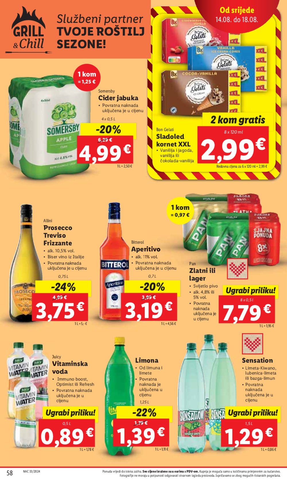 Lidl katalog Super ponuda od ponedjeljka 12.08.-18.08.2024.