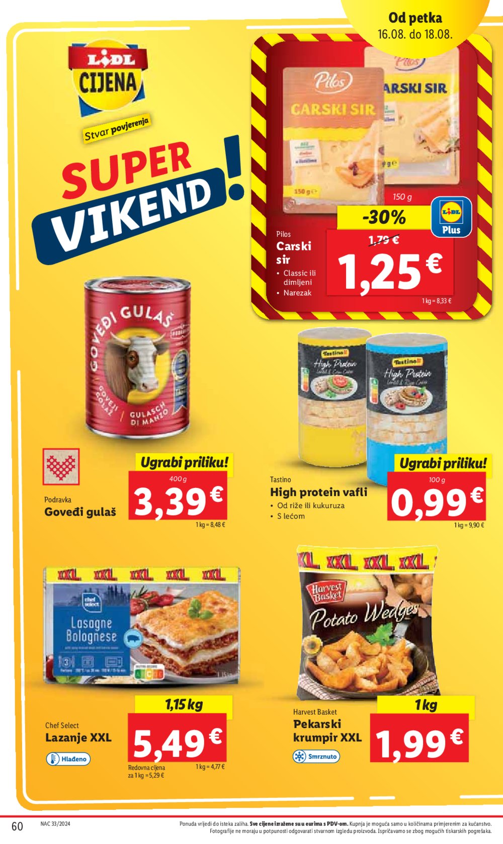 Lidl katalog Super ponuda od ponedjeljka 12.08.-18.08.2024.