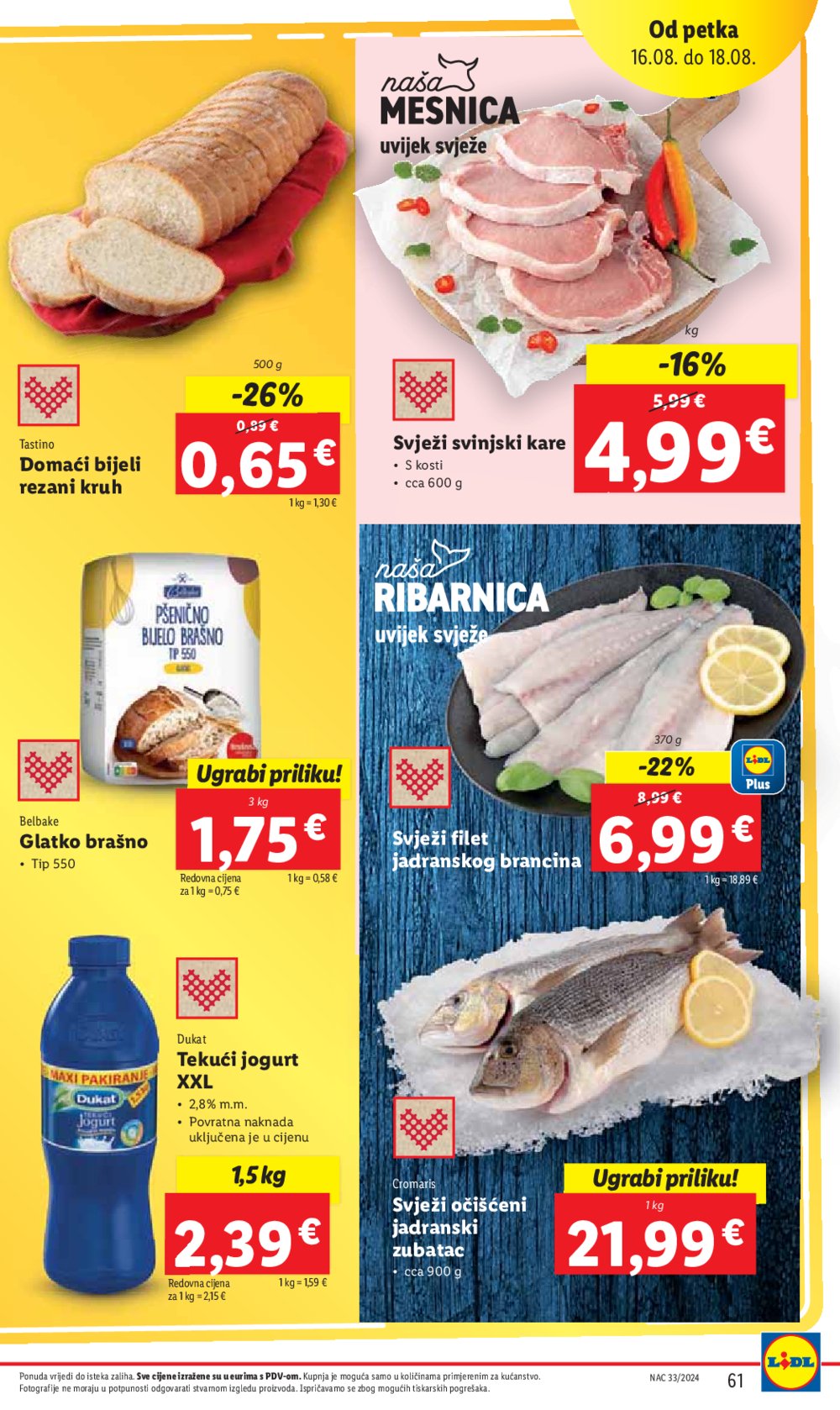 Lidl katalog Super ponuda od ponedjeljka 12.08.-18.08.2024.