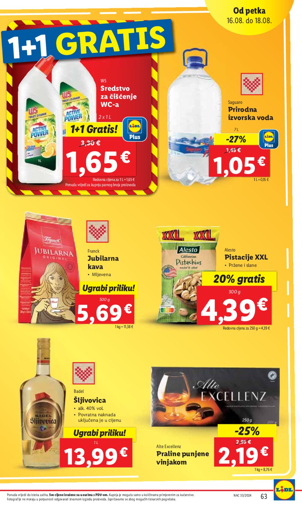 Lidl katalog Super ponuda od ponedjeljka 12.08.-18.08.2024.