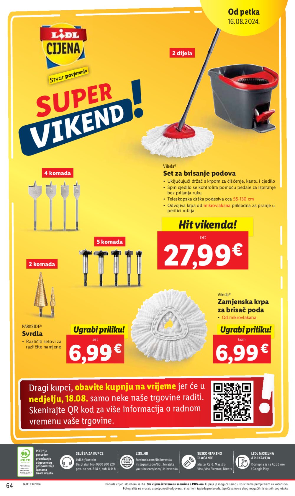 Lidl katalog Super ponuda od ponedjeljka 12.08.-18.08.2024.