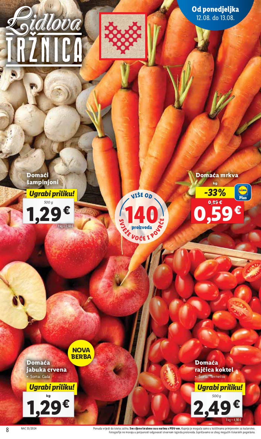 Lidl katalog Super ponuda od ponedjeljka 12.08.-18.08.2024.