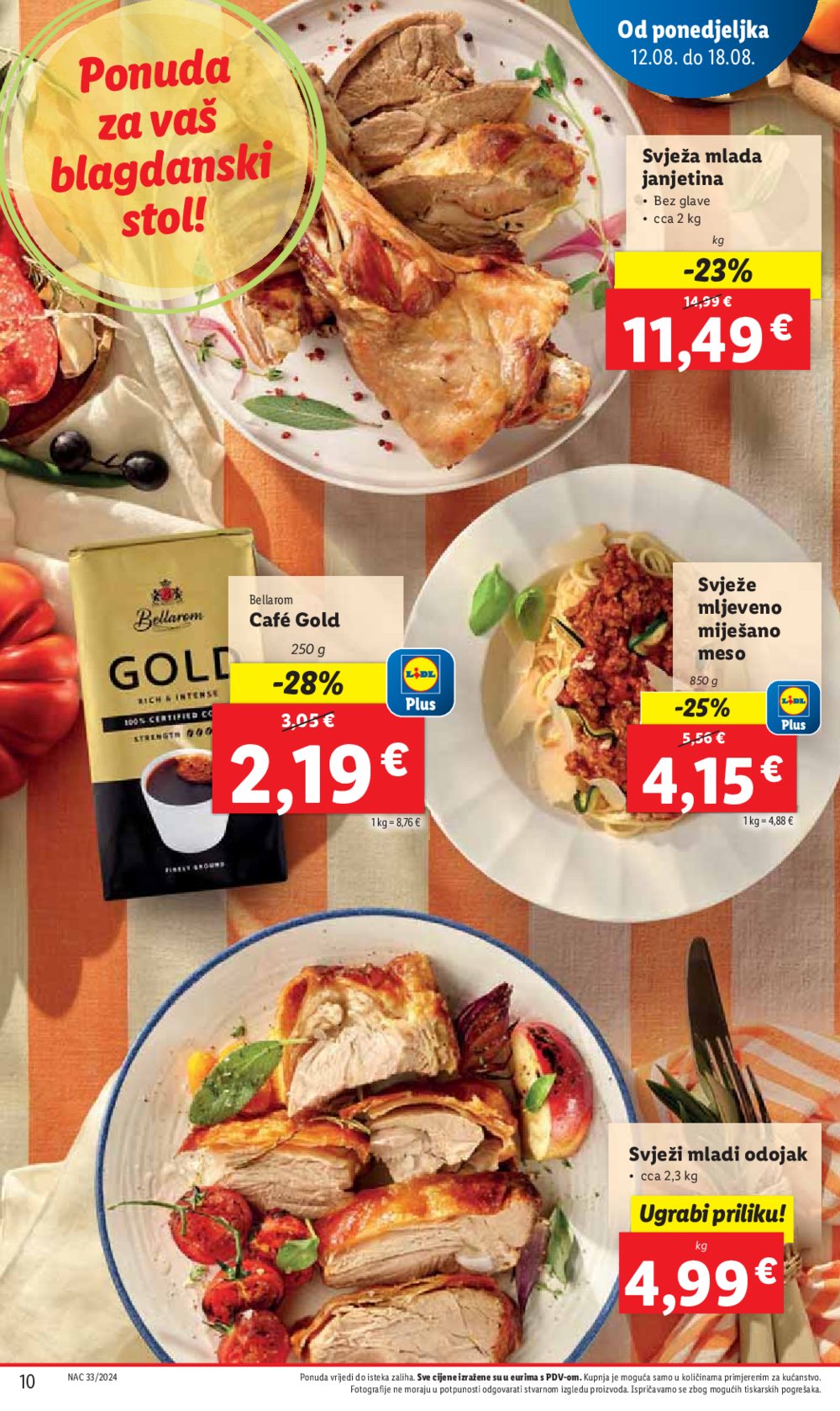 Lidl katalog Super ponuda od ponedjeljka 12.08.-18.08.2024.