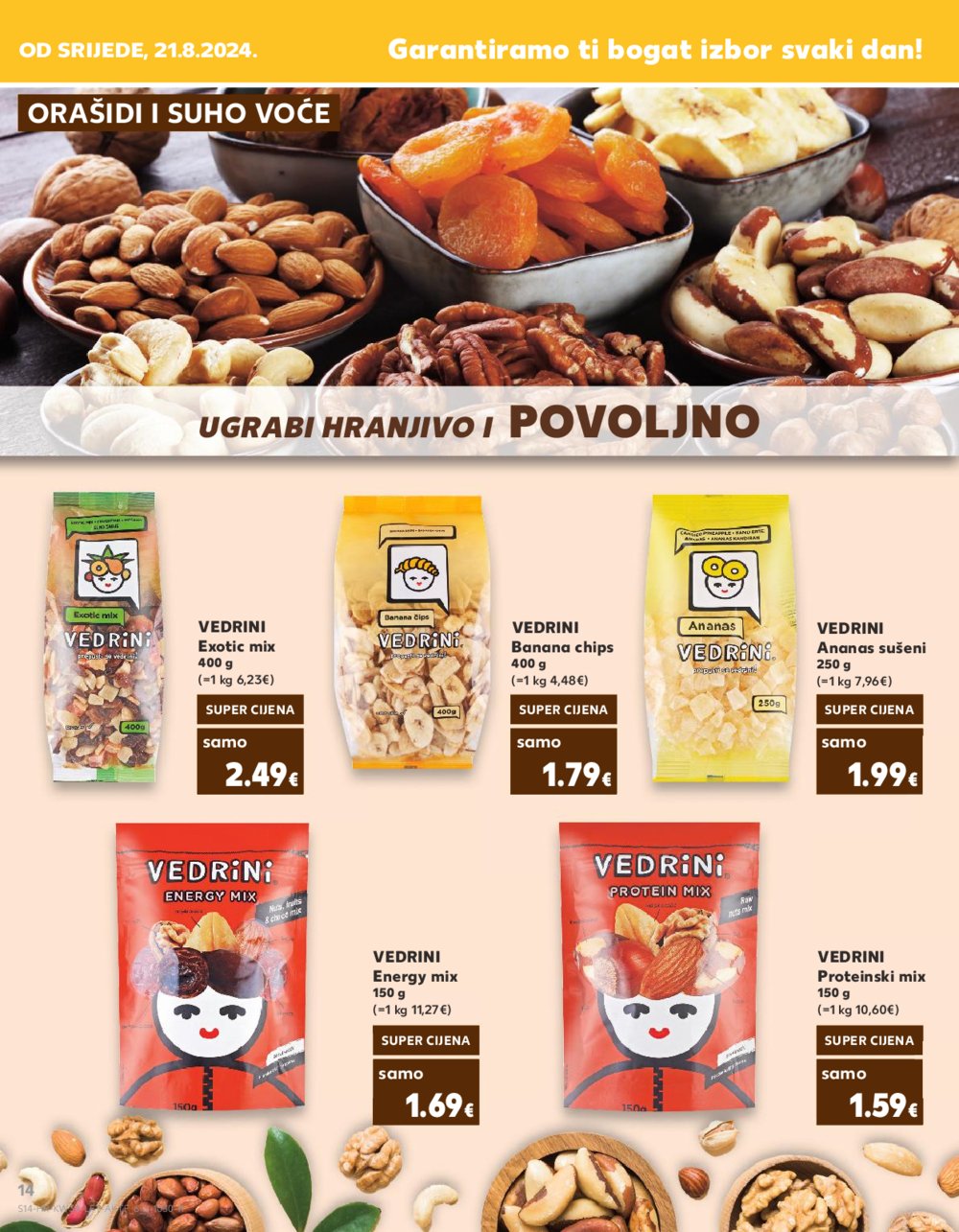 Kaufland katalog Akcija 21.08.-27.08.2024. Odabrane poslovnice