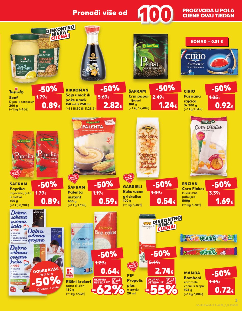Kaufland katalog Akcija 21.08.-27.08.2024. Odabrane poslovnice