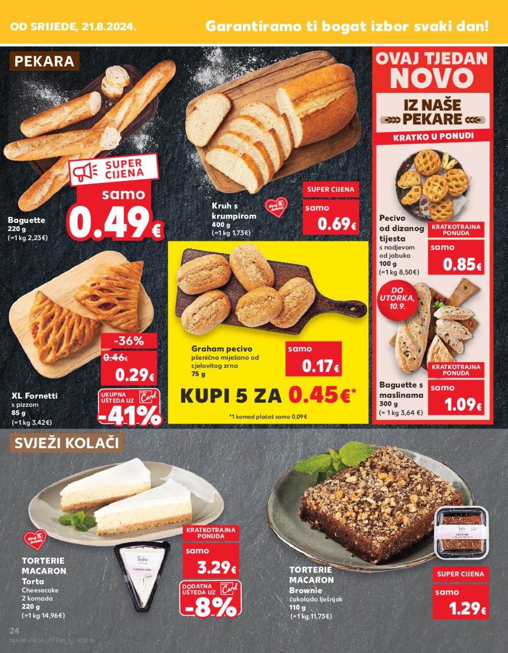 Kaufland katalog Akcija 21.08.-27.08.2024. Odabrane poslovnice