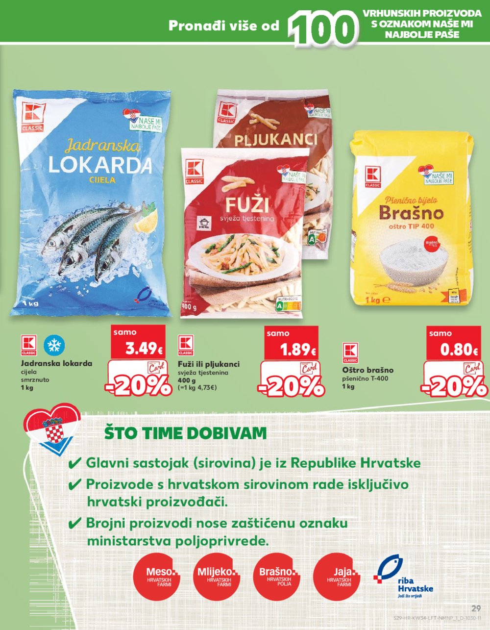 Kaufland katalog Akcija 21.08.-27.08.2024. Odabrane poslovnice