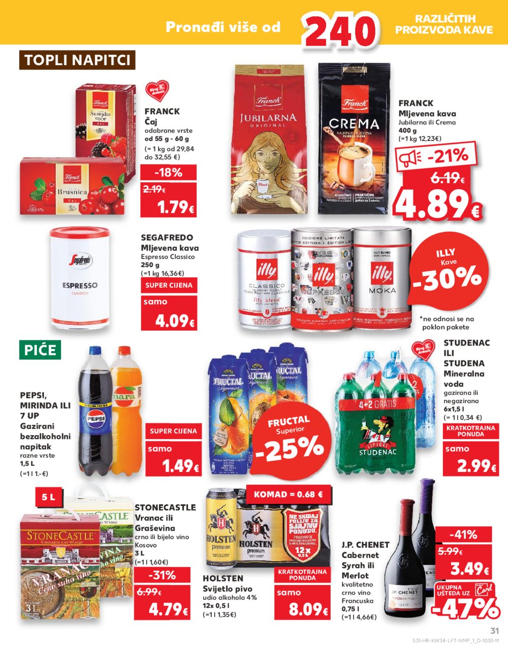 Kaufland katalog Akcija 21.08.-27.08.2024. Odabrane poslovnice